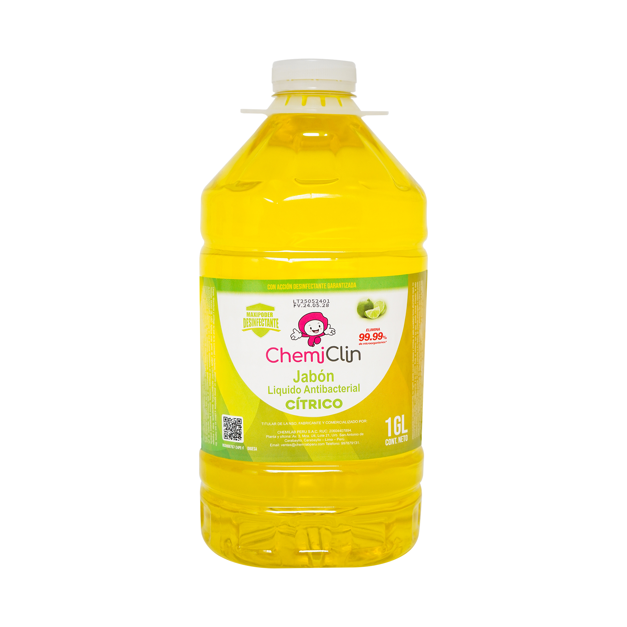 Jabón Líquido Antibacterial 1 Galón - Cítrico