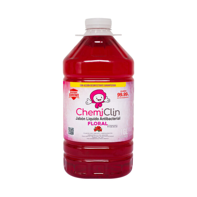Jabón Líquido Antibacterial Aroma Floral 1 Galón