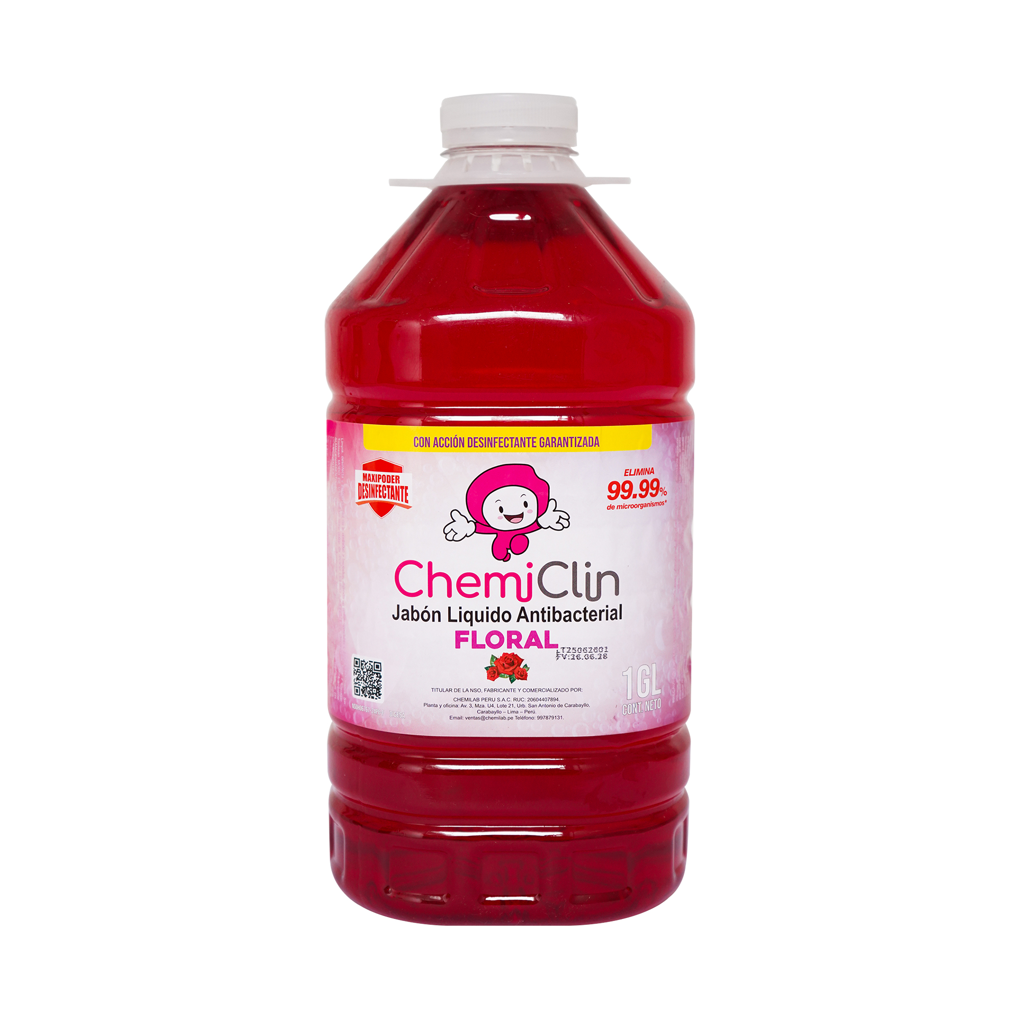 Jabón Líquido Antibacterial 1 Galón - Floral