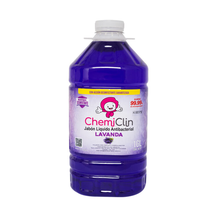 Jabón Líquido Antibacterial Aroma Lavanda 1 Galón