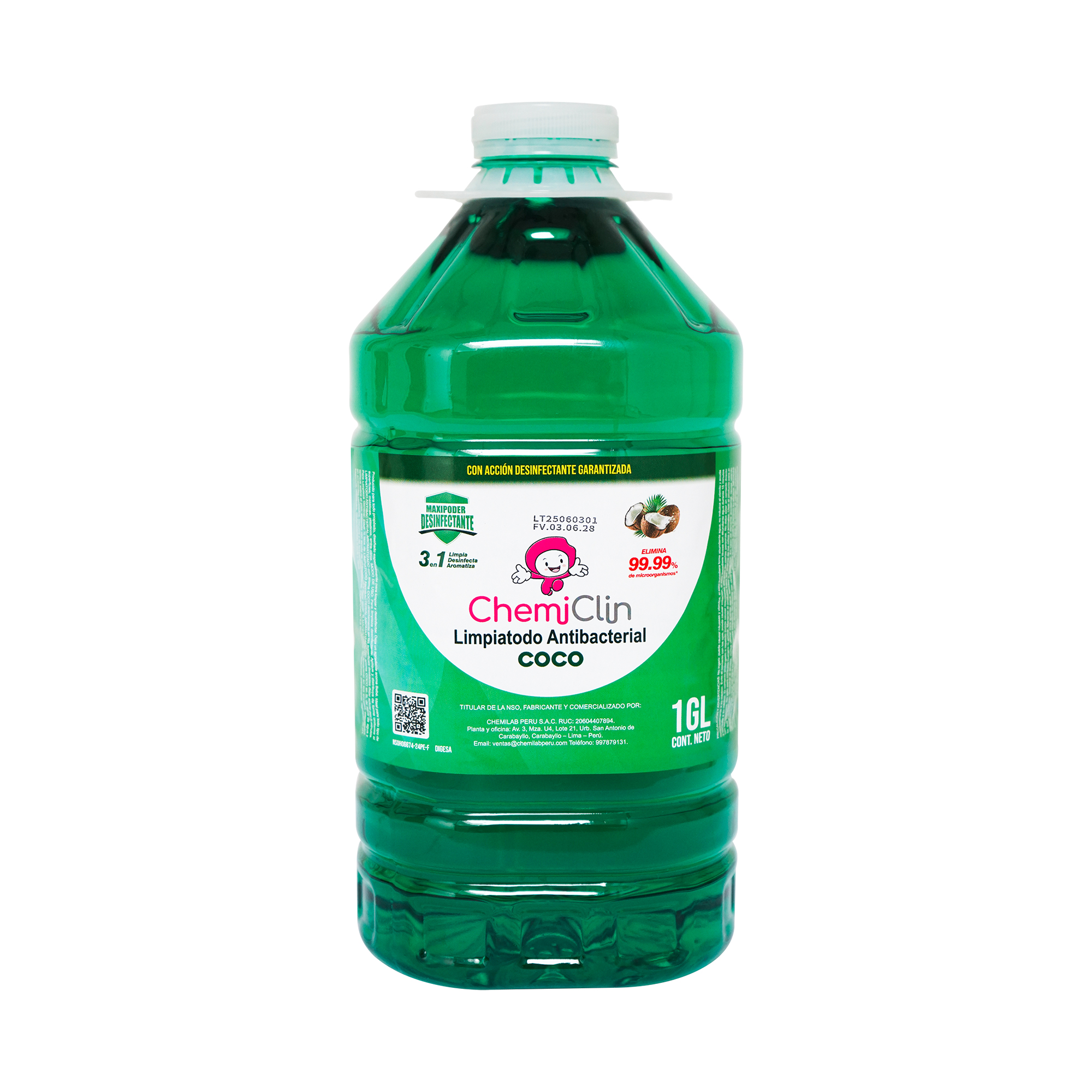 Limpiatodo Antibacterial 1 Galón - Coco