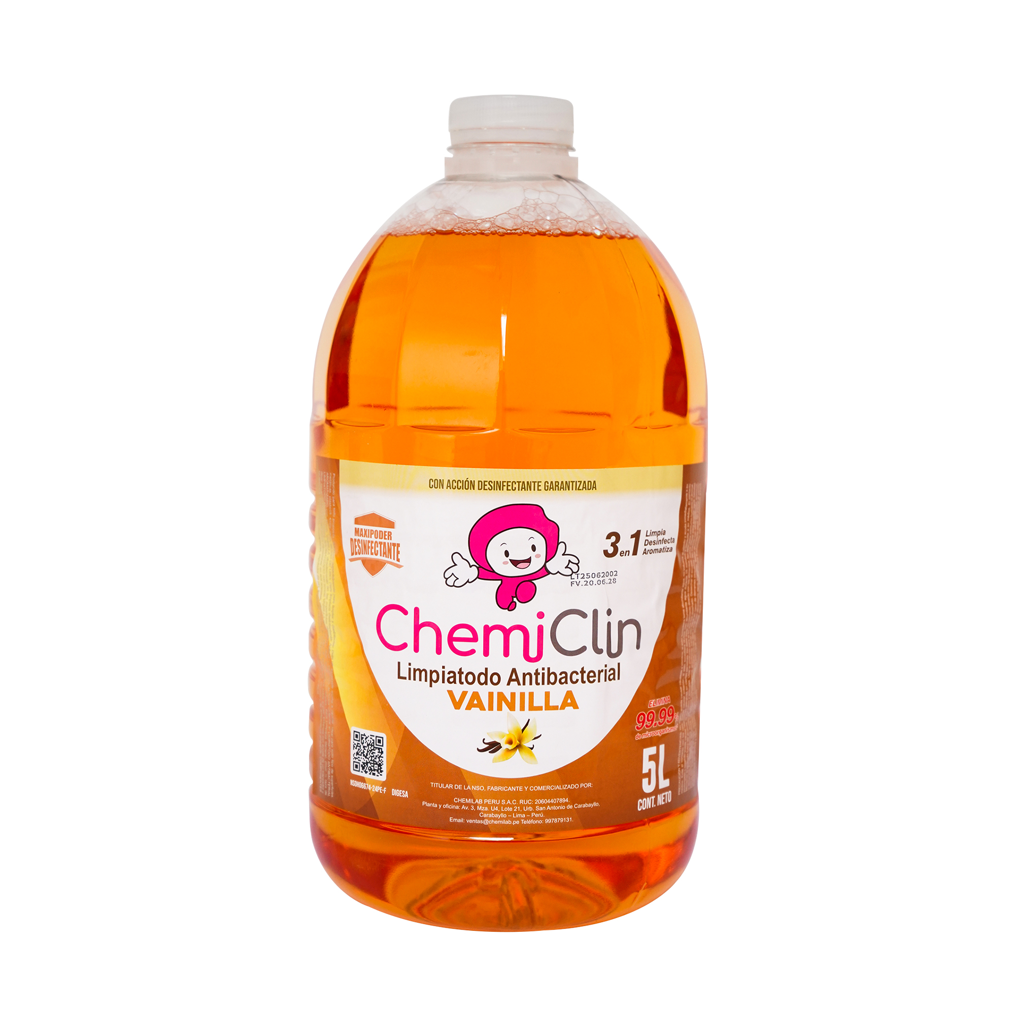 Limpiatodo Antibacterial 5 Litros - Vainilla