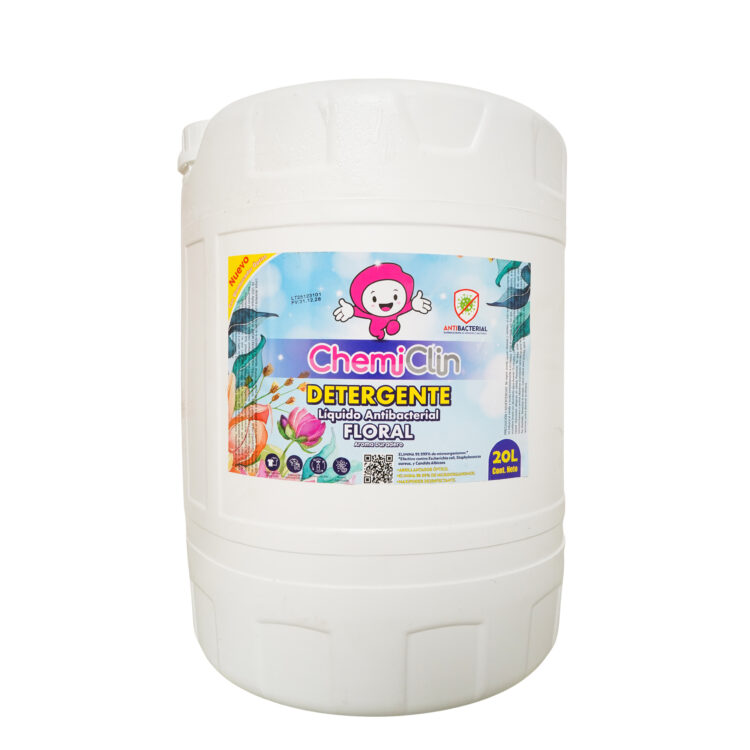 Detergente Líquido Antibacterial Aroma Floral 20 Litros