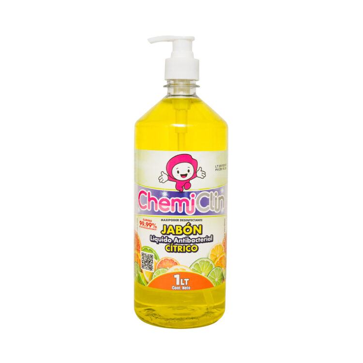 Jabón Líquido Antibacterial Aroma Citrico 1 Litro