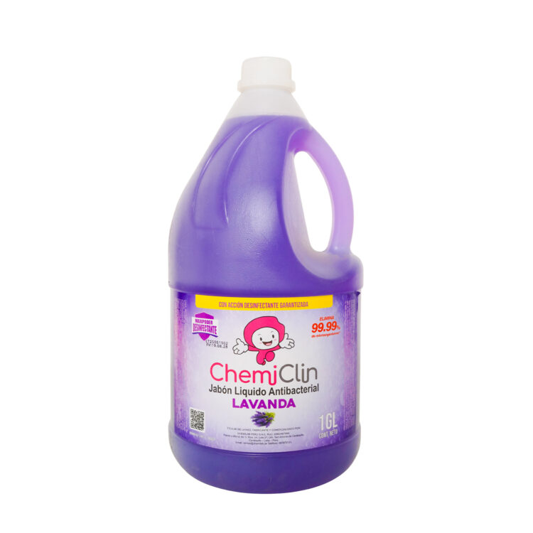 Jabón Líquido Antibacterial Aroma Lavanda 1 Galon (Botella)