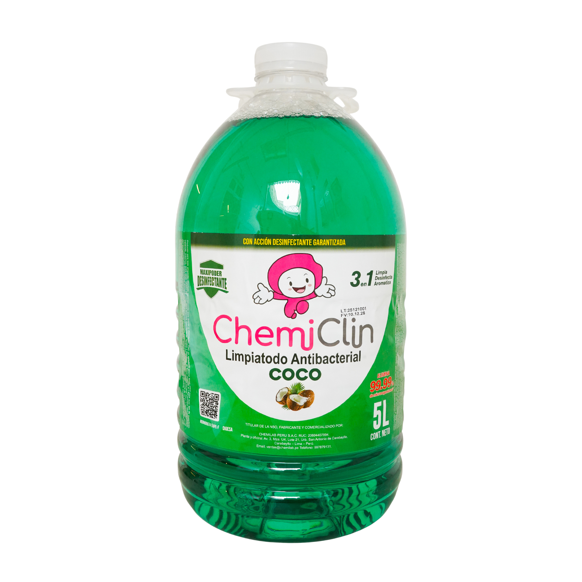 Limpiatodo Antibacterial 5 Litros - Coco