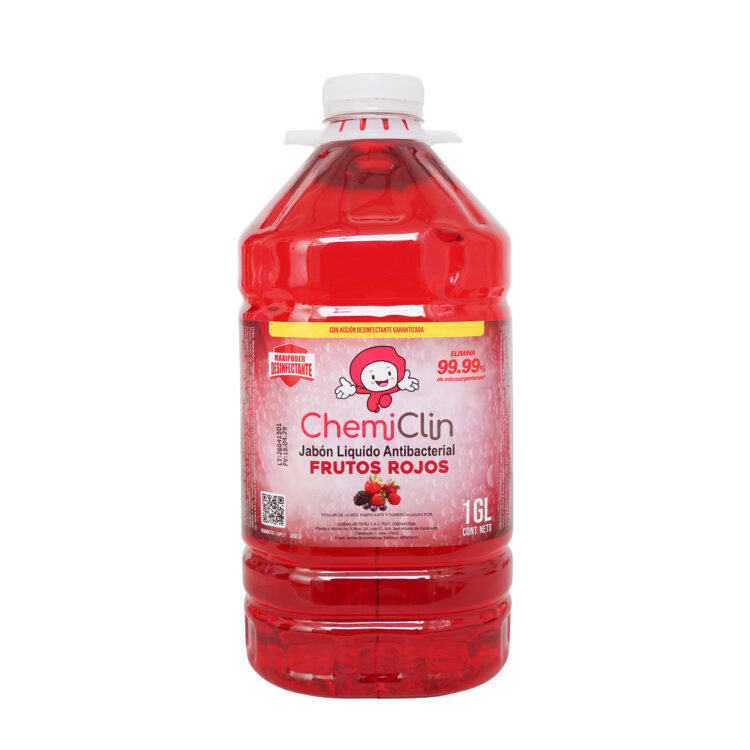 Jabón Líquido Antibacterial Aroma Frutos Rojos 1 Galón