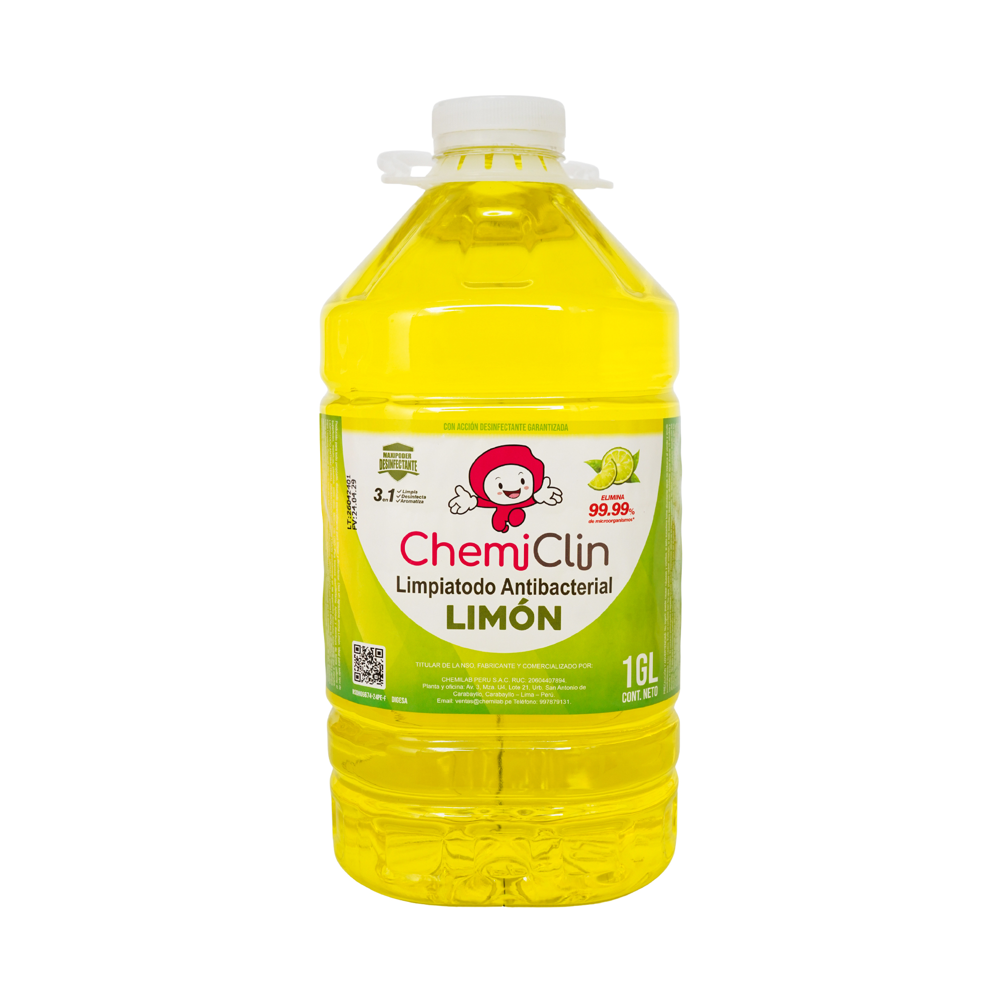 Limpiatodo Antibacterial 1 Galón - Limón
